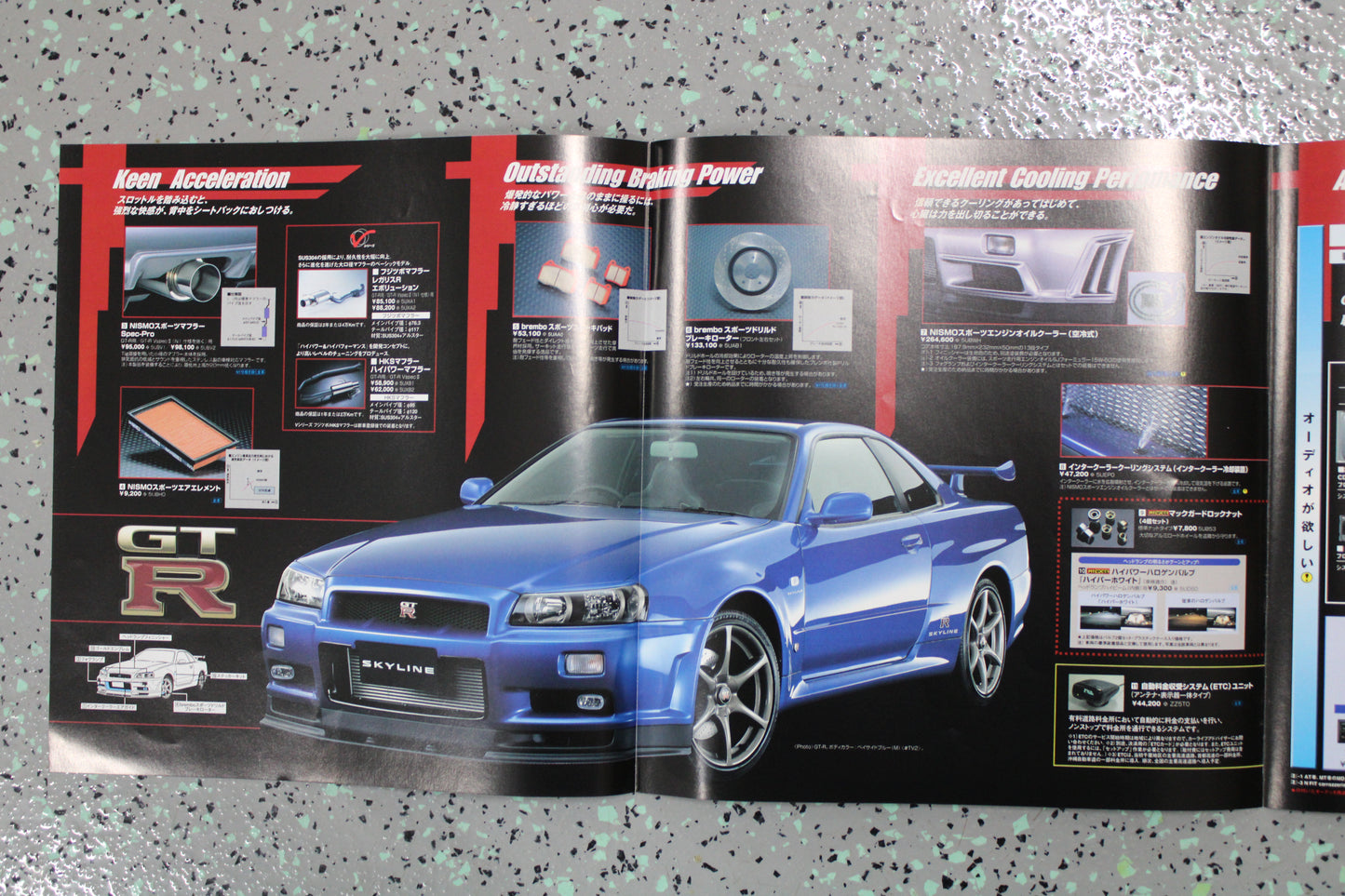 Nissan BNR34 GTR Optional Parts Catalog - Used