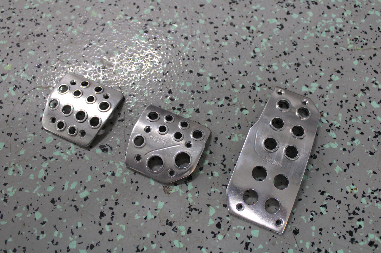 Original Nismo Old Logo Pedal Covers - Manual - Used