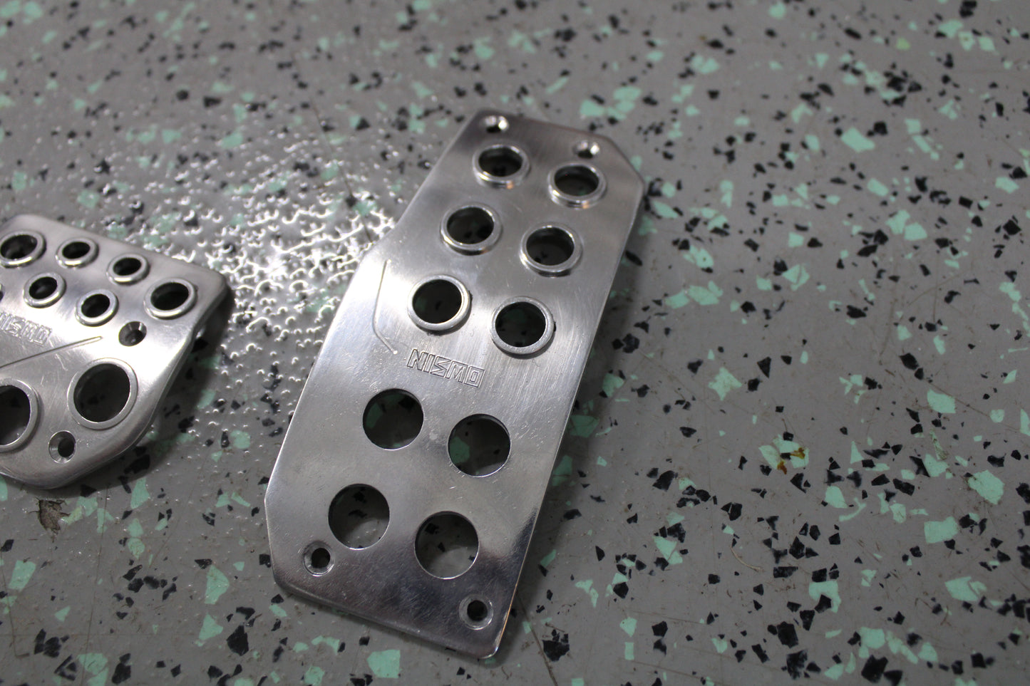 Original Nismo Old Logo Pedal Covers - Manual - Used