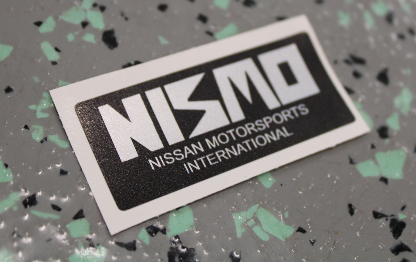 Nismo Old Logo Strut Bar Decal - Reproduction