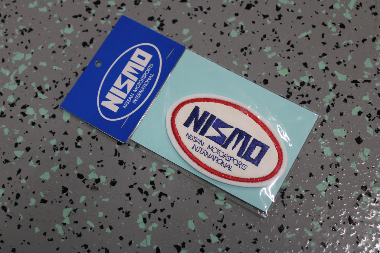 Nismo Old Logo Authentic Racing Suit Leather Patch "Emblem F" - NOS