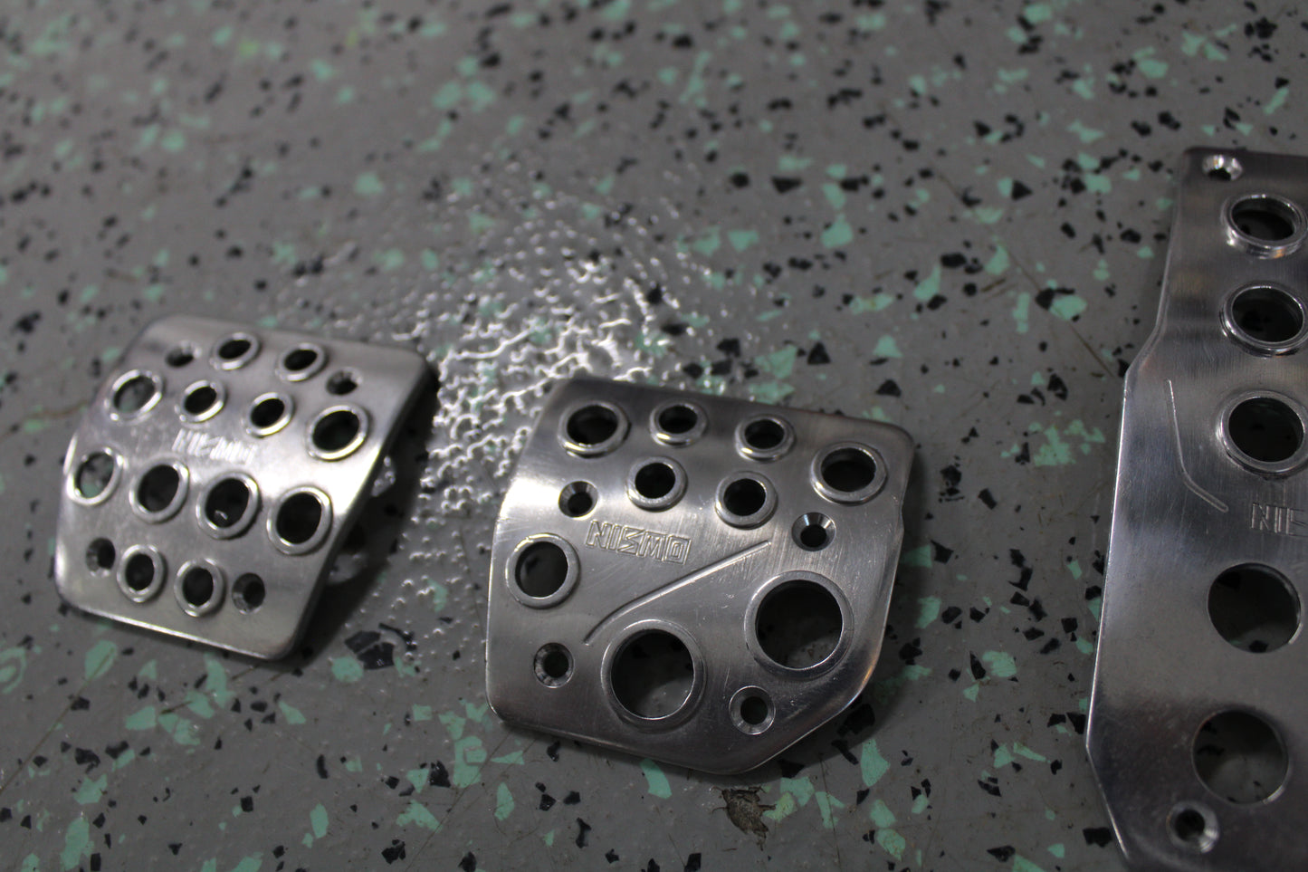 Original Nismo Old Logo Pedal Covers - Manual - Used