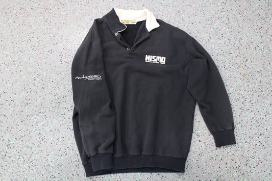 Nismo Old Logo Original Buttoned Sweatshirt - Size:  L