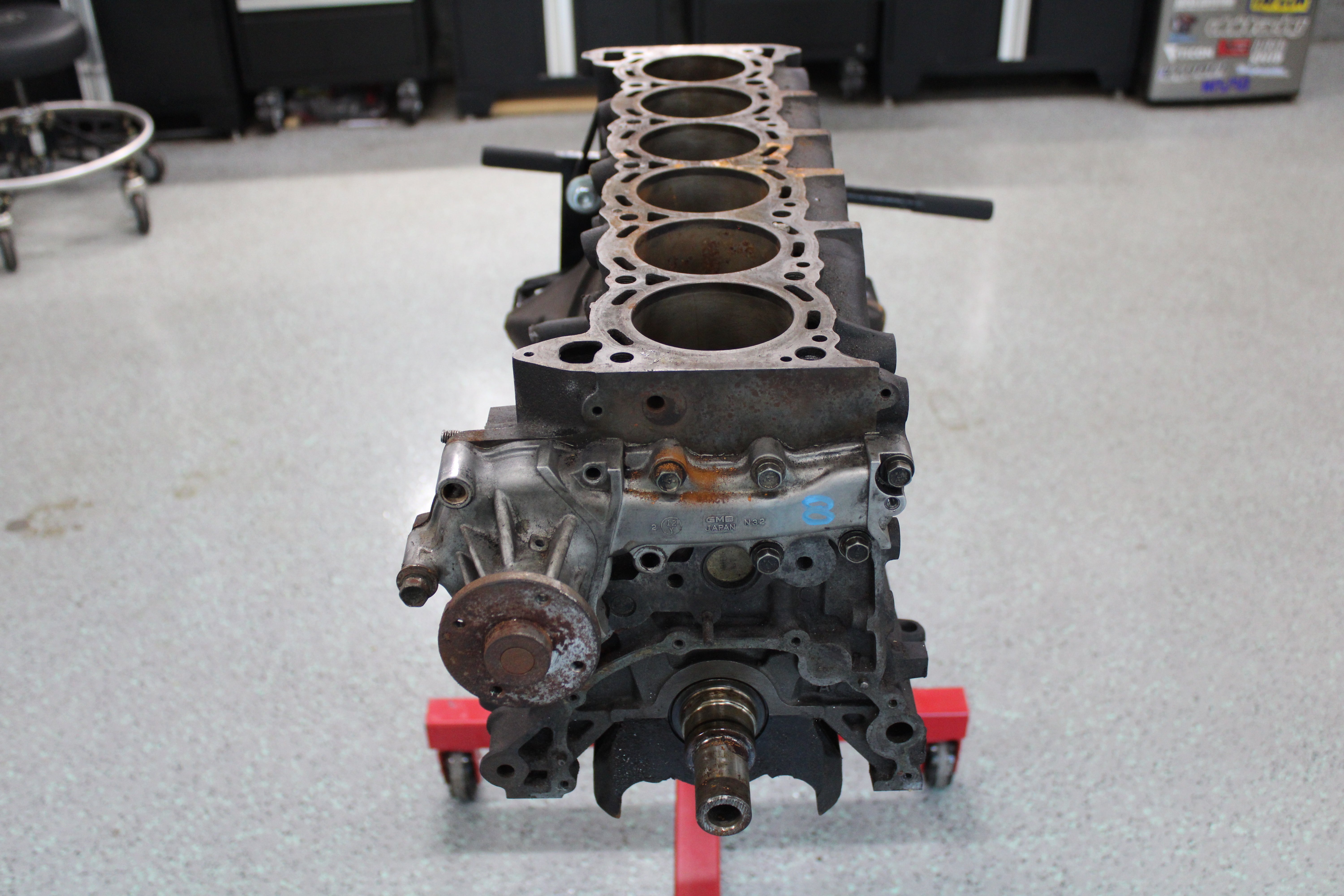 RB30 S2 #8 Engine - Block, crank, girdle only – Clark's Auto Parts