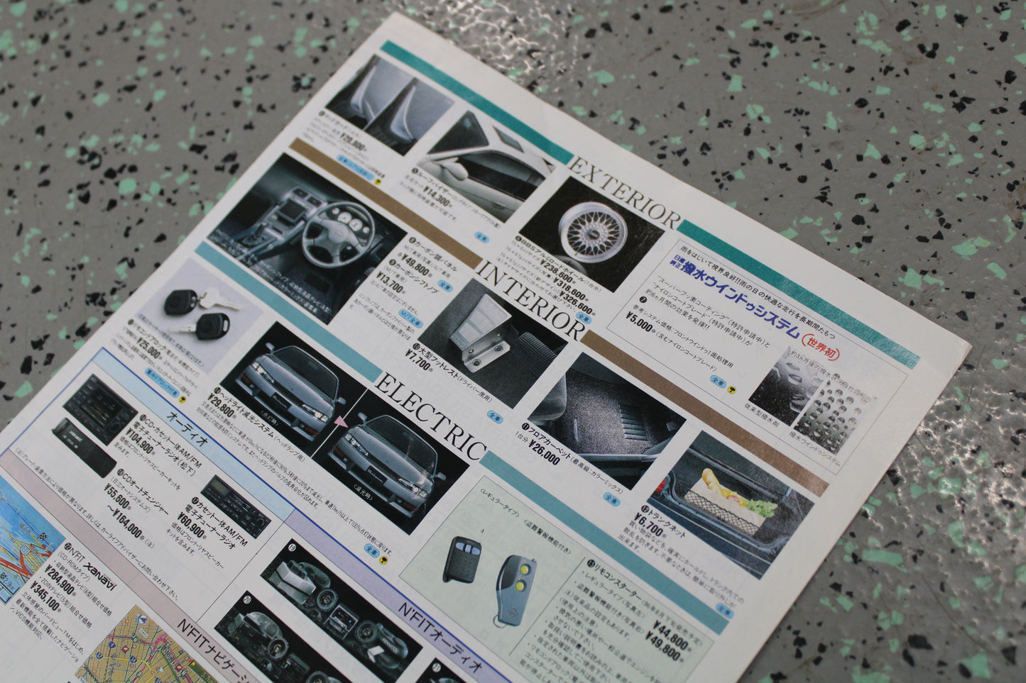 Nissan Silvia S14a "Kouki" Optional Parts Leaflet - Original