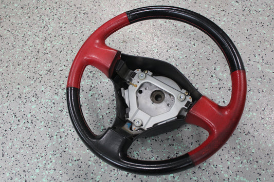Nissan Silvia S15 Optional Red Leather Steering Wheel - Used