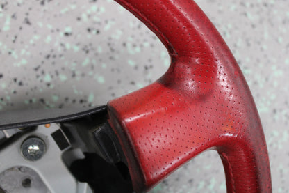 Nissan Silvia S15 Optional Red Leather Steering Wheel - Used