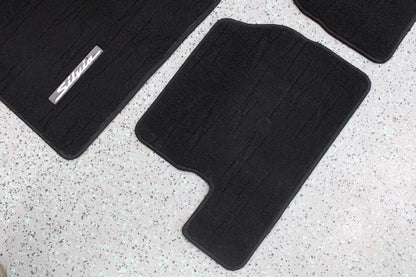 Optional ALL BLACK Nissan Silvia S15 Original Floor Mats (full set + 1 Driver) - Used