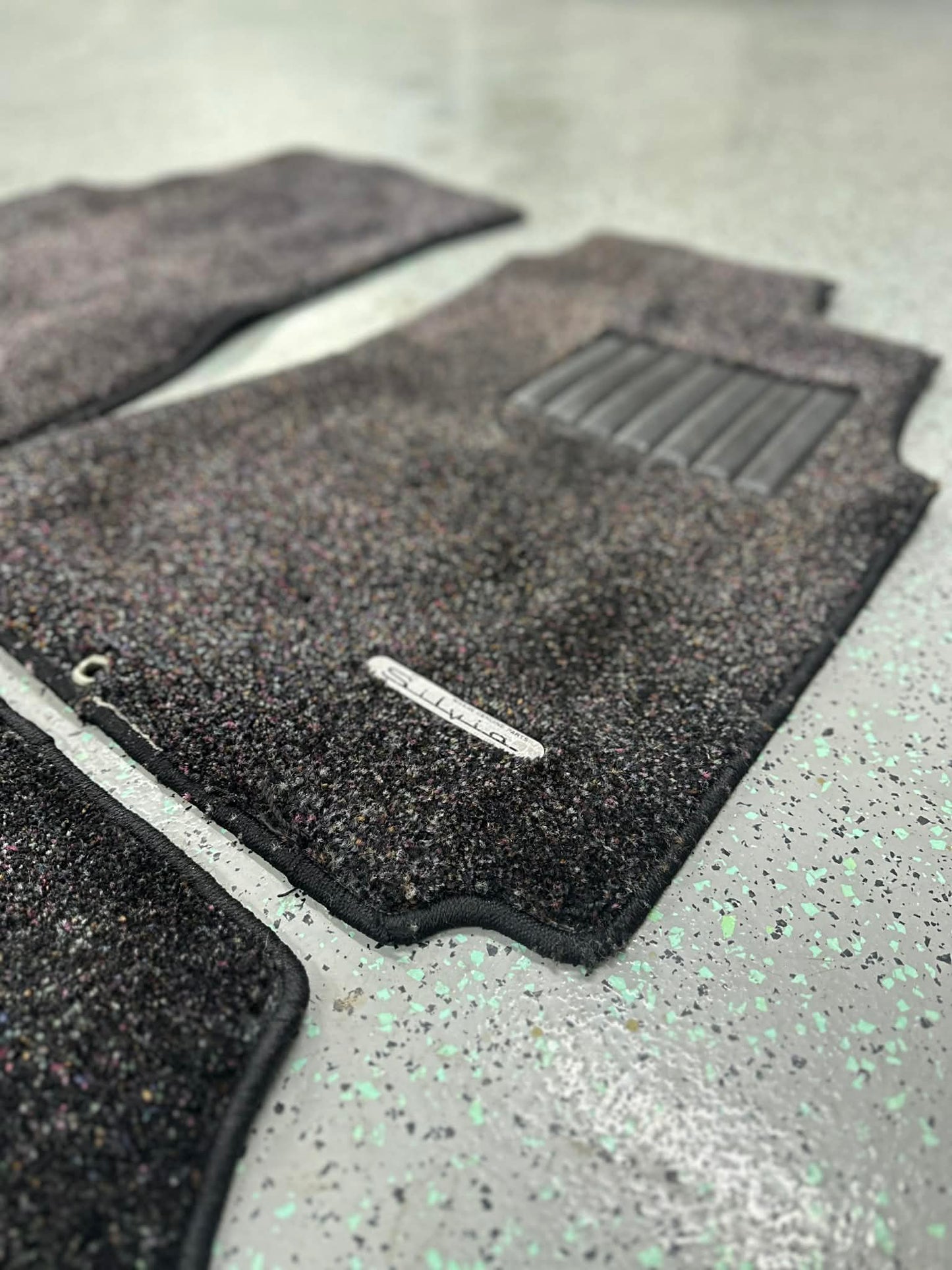 Nissan Silvia S14 JDM Optional Confetti Floor Mats - Used